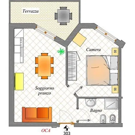 Il Cardellino アパートホテル